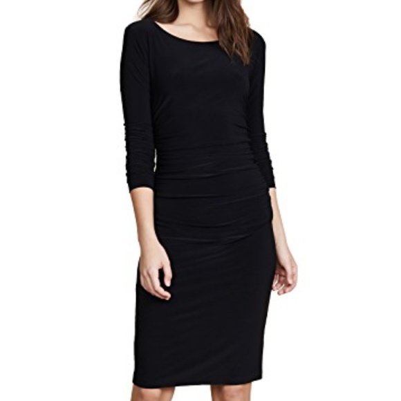 Kamali Kulture Long Sleeve Dress w/ Shirred Waist - Picture 1 of 8